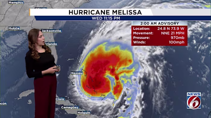 Hurricane Melissa leaves destruction in her wake; storm could impact Bermuda next