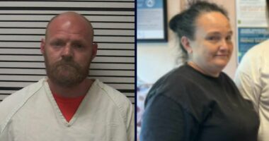 Husband doused wife in gasoline, lit her on fire, cops say