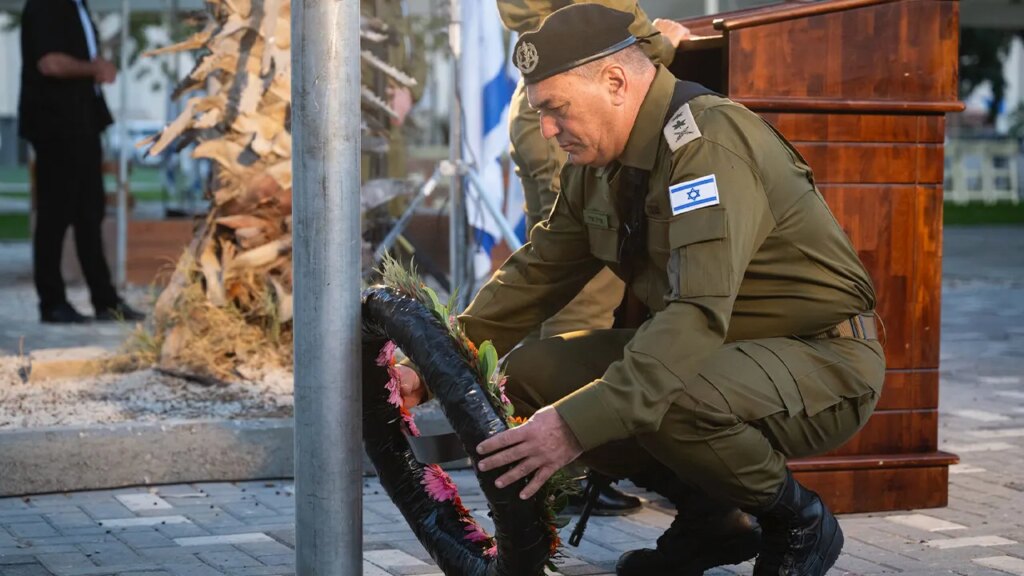 IDF holds memorial ceremony at base attacked by Hamas on Oct. 7 honoring fallen troops