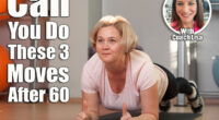 Charming Middle aged woman standing in plank position after a workout. The concept of health and longevity. If You Can Master These 3 Bodyweight Movements After 60, You