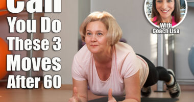 Charming Middle aged woman standing in plank position after a workout. The concept of health and longevity. If You Can Master These 3 Bodyweight Movements After 60, You