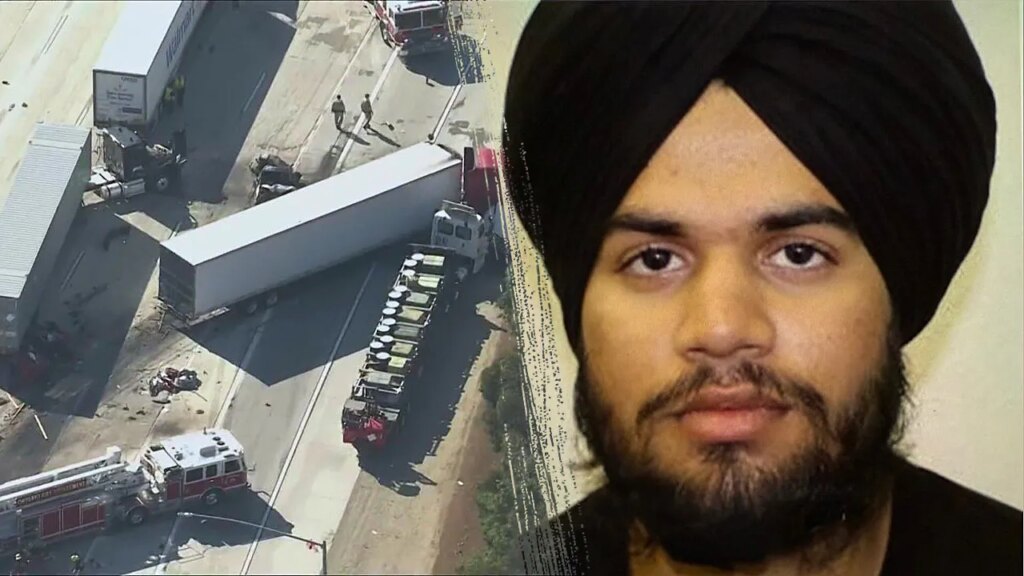 Illegal immigrant trucker accused in fatal California crash released by Biden admin after 2022 border crossing