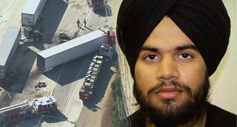 Illegal immigrant trucker accused in fatal California crash released by Biden admin after 2022 border crossing