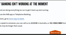 NAB banking outage