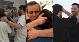 Israeli hostages reunited with families in emotional moments