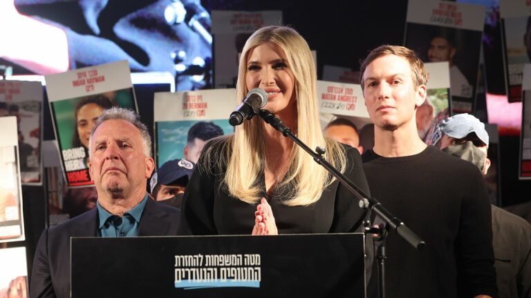 Ivanka Trump addresses crowd at rally in Tel Aviv