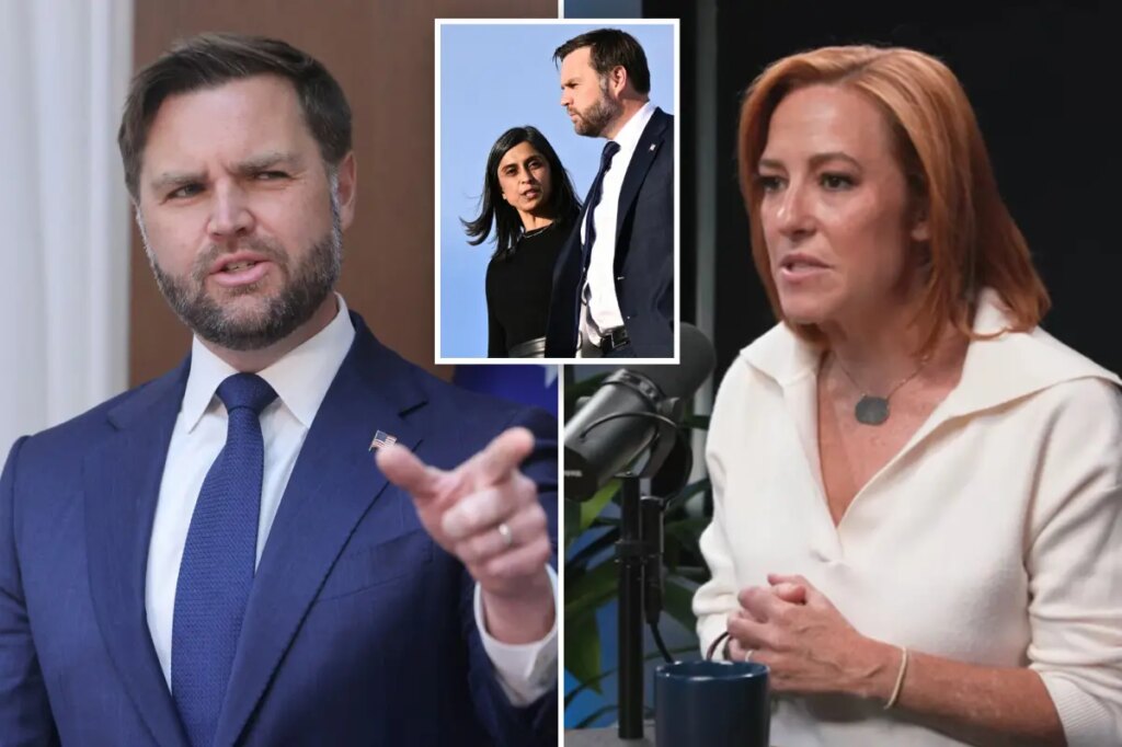 JD Vance rips Jen Psaki over jab she made about his wife