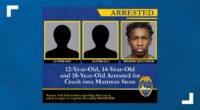 Jacksonville teens arrested in furniture store crash