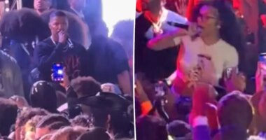 Jamie Foxx goes off on audience for throwing item at GloRilla during concert