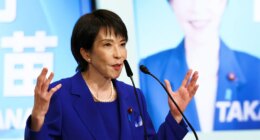 Japan poised for first female prime minister after ruling party elects Sanae Takaichi as new leader