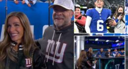 Jaxson Dart’s mom gets ’emotional’ in interview after thrilling Giants win