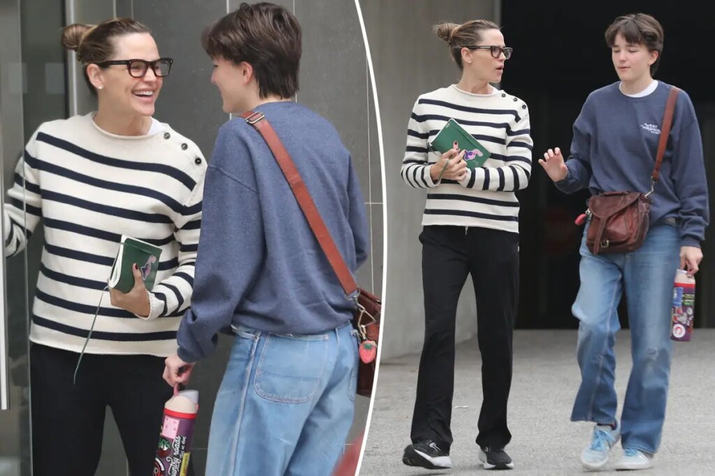 Jennifer Garner and Seraphina, 16, keep it casual for weekend outing