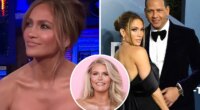 Jennifer Lopez stonewalls Andy Cohen's question about her ex A-Rod's texting scandal with 'Southern Charm' star Madison LeCroy: "I'm done with that"
