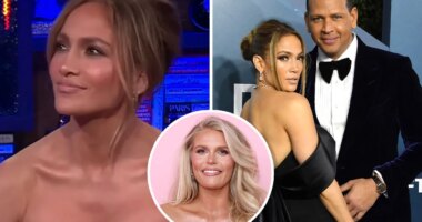 Jennifer Lopez stonewalls Andy Cohen's question about her ex A-Rod's texting scandal with 'Southern Charm' star Madison LeCroy: "I'm done with that"