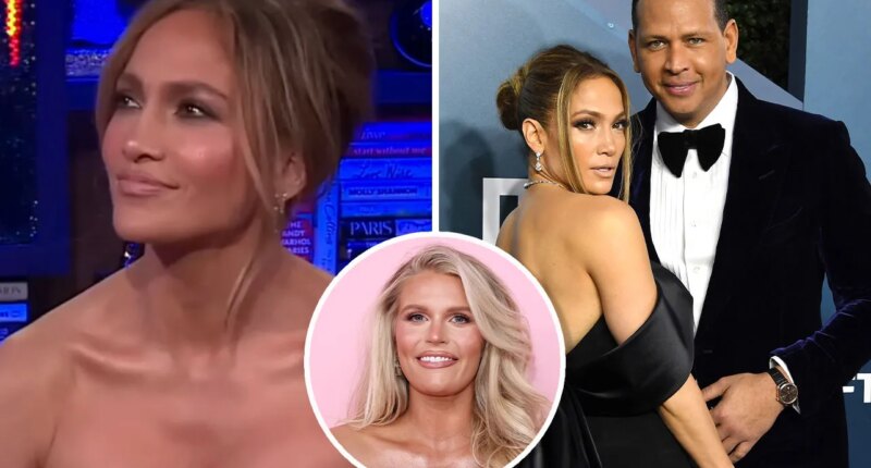 Jennifer Lopez stonewalls Andy Cohen's question about her ex A-Rod's texting scandal with 'Southern Charm' star Madison LeCroy: "I'm done with that"