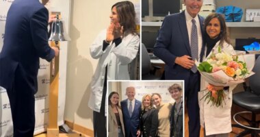 Joe Biden completes radiation treatment for aggressive prostate cancer