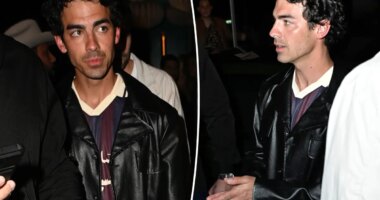 Joe Jonas cozies up to mystery woman at Bad Bunny’s private party in Miami