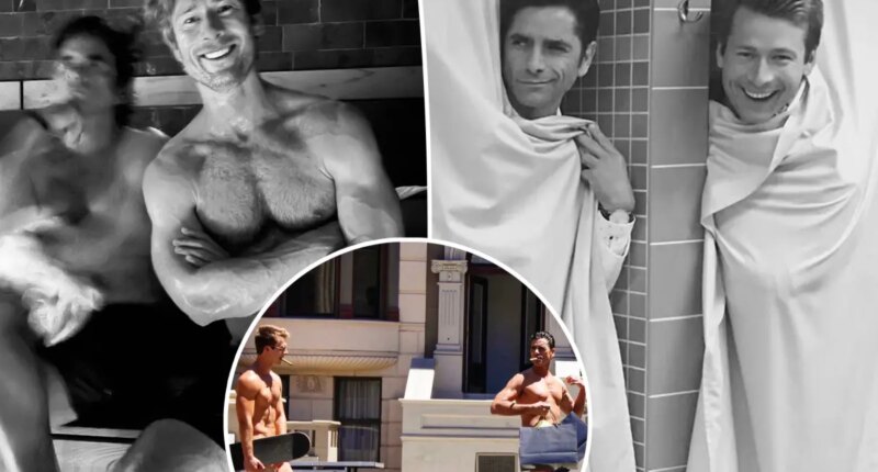 John Stamos and Glen Powell bare it all in ‘Full House’ alum’s stripped-down birthday tribute: ‘Have mercy’