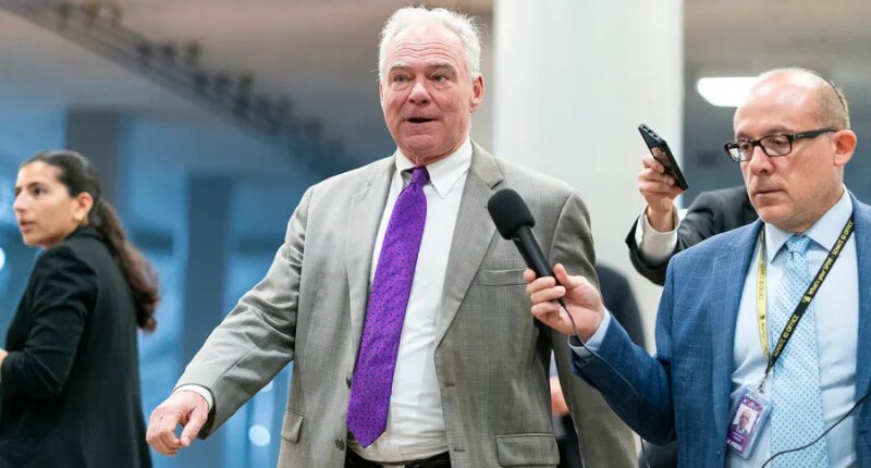 Kaine says Jay Jones scandal won't cause trouble for Spanberger in Virginia election