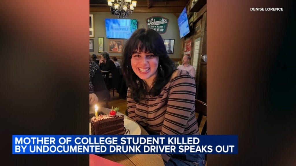 Katie Abraham's mother speaks out against DHS 'Operation Midway Blitz' in Chicago being named for daughter killed in DUI crash