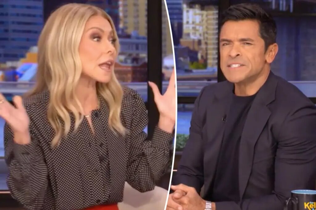 Kelly Ripa and Mark Consuelos get into tense on-air spat: ‘We’re having a day today’