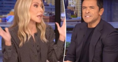 Kelly Ripa and Mark Consuelos get into tense on-air spat: ‘We’re having a day today’