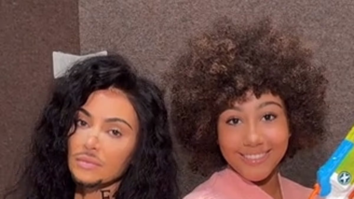 Kim Kardashian looks unrecognizable as TikTok star for Halloween look