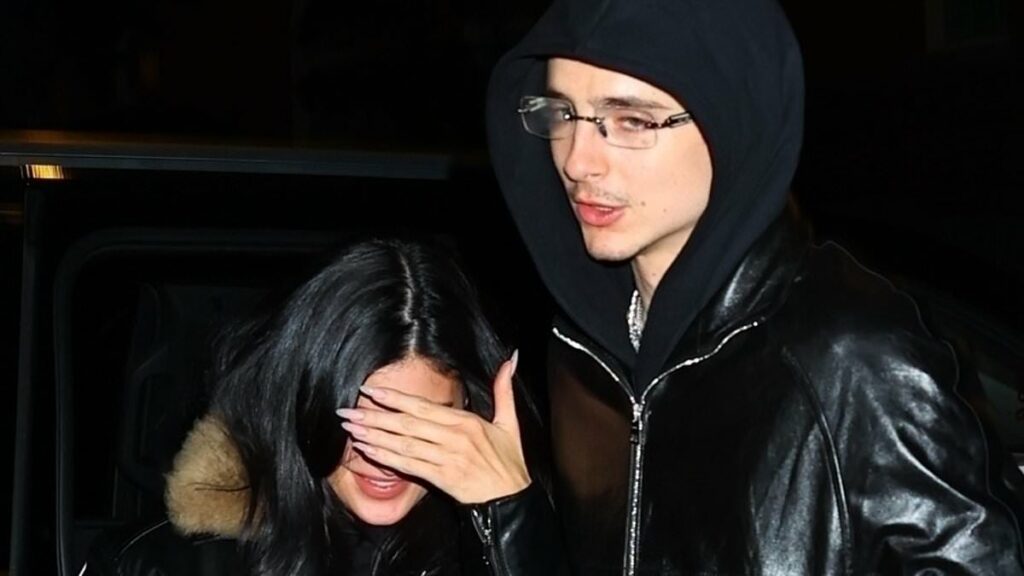 Kylie Jenner and Timothee Chalamet are pictured together