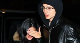 Kylie Jenner and Timothee Chalamet are pictured together