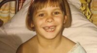 Laine Bradley contracted measles as a baby during a trip to Sydney.