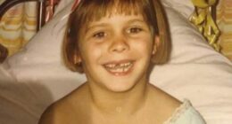 Laine Bradley contracted measles as a baby during a trip to Sydney.