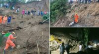 Landslide hits a bus in northern India, killing at least 15 people