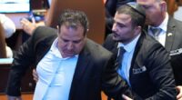 Lawmakers ejected from Knesset after disrupting Trump speech