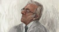Easey Street murder accused Perry Kouroumblis, depicted in a court sketch at Melbourne Magistrates Court on October 29, 2025.