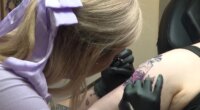 Legally blind artist says she can’t drive, but she can tattoo