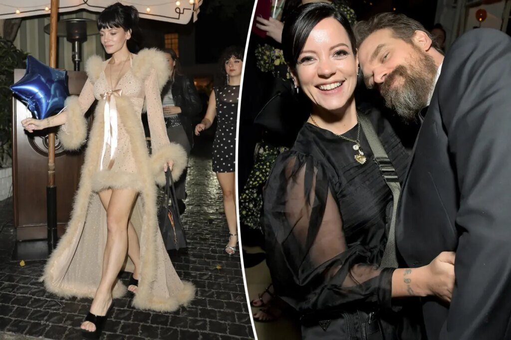 Lily Allen throws yet another jab at ex David Harbour with cheeky album release party gifts