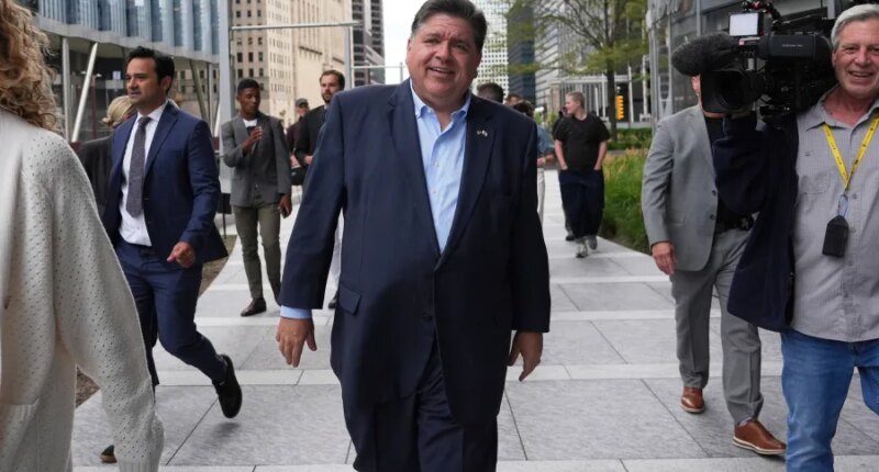 Live: Pritzker speaks on 'worst of the worst' ICE actions in Chicago