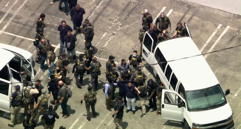 Los Angeles County declares emergency over federal immigration raids