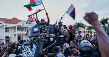 Madagascar president to make a speech after soldiers turned against the government in apparent coup