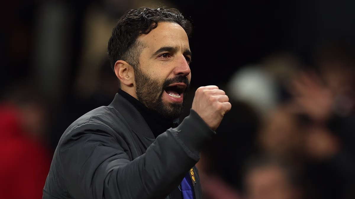 Man United 4-2 Brighton: Ruben Amorim wins THREE on the bounce for the first time - as Bryan Mbeumo bags brace to stave off late scare