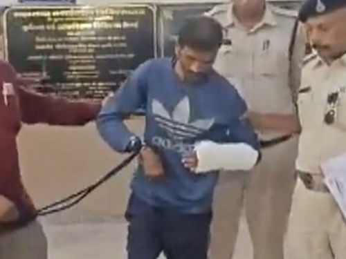 A man has been accused of harassing and inappropriately touching two players from the Australian women's cricket team in the Indian city of Indore.