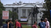 Man taken into custody after driving car into White House gate: Secret Service