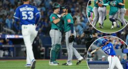 Mariners silence Blue Jays after early homer to win ALCS Game 1