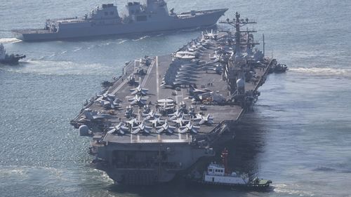Massive US warship loses two aircraft in 30 minutes of mishaps