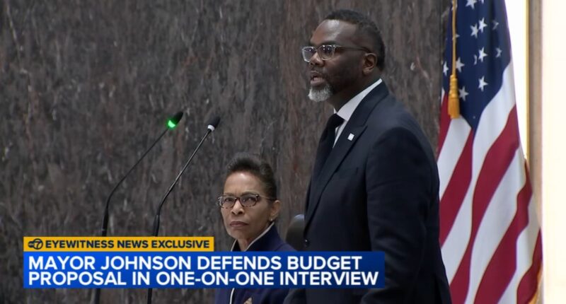 Mayor Brandon Johnson defends budget proposal in ABC7 Chicago exclusive interview, saying taxes on businesses needed