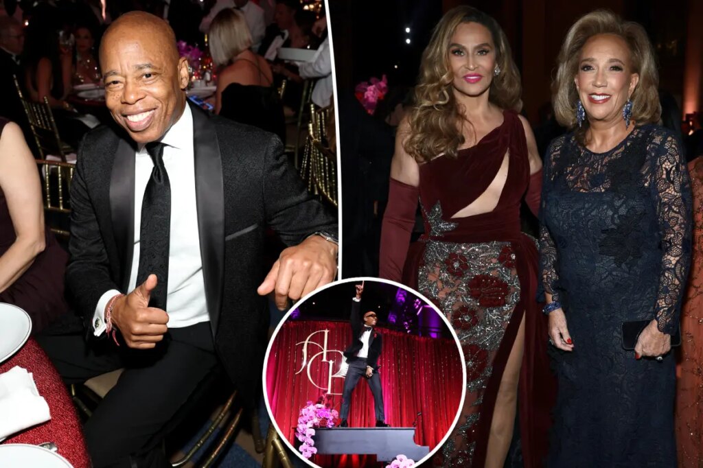 Mayor Eric Adams makes surprise appearance at Denise Rich’s Angel Ball amid Beyoncé buzz at bash