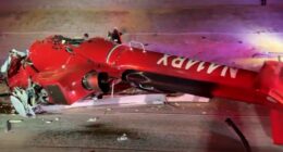 Medical Helicopter Crashes on Sacramento Highway, Leaving 3 Critically Injured (Video)