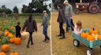 Meghan Markle, Prince Harry enjoy fall-filled day at the pumpkin patch with their kids