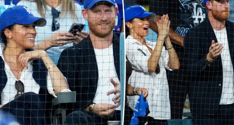 Meghan Markle and Prince Harry enjoy date night at Dodgers’ World Series game