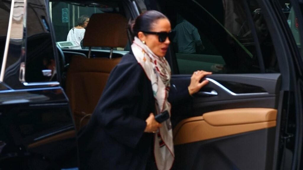 Meghan and Harry seen separately in NYC after awkward red carpet